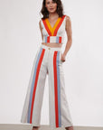 White Center Stripe Pant